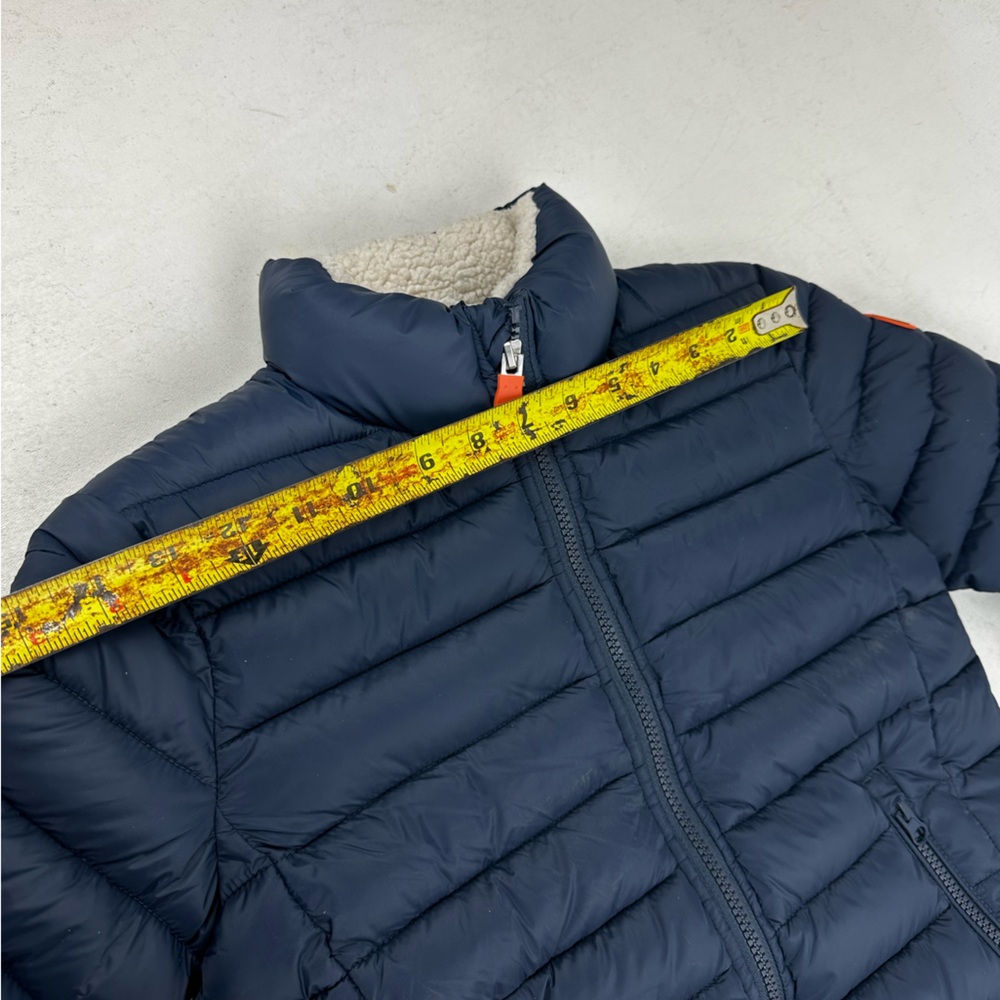 SAVE THE DUCK Blue Puffer Jacket with Insulated Quilting - Picture 10 of 12